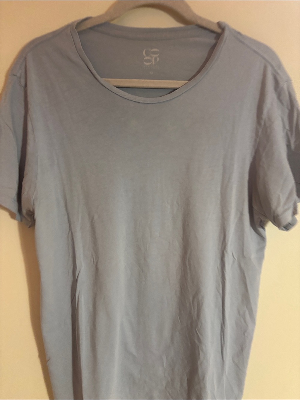 Barney's CO-OP Men's Round Neck Relaxed T-Shirt - Light Gray - sz Medium